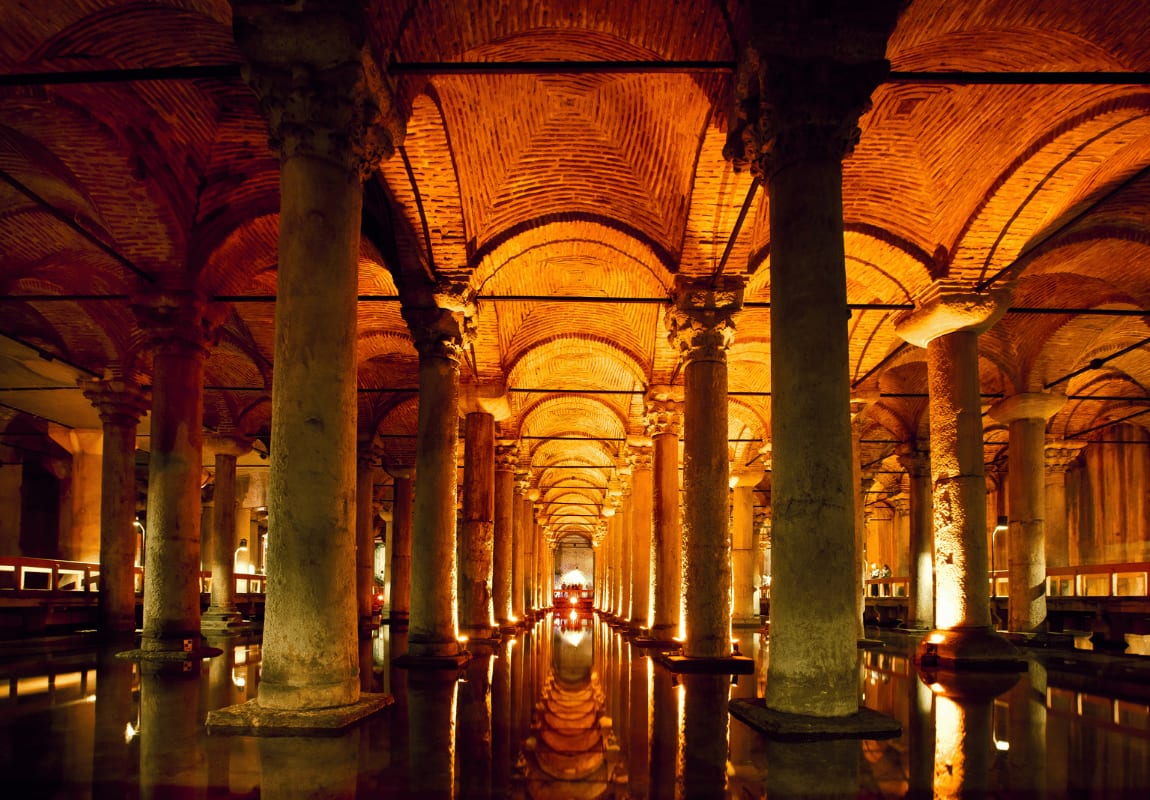 Basilica Cistern — 5 minutes walk