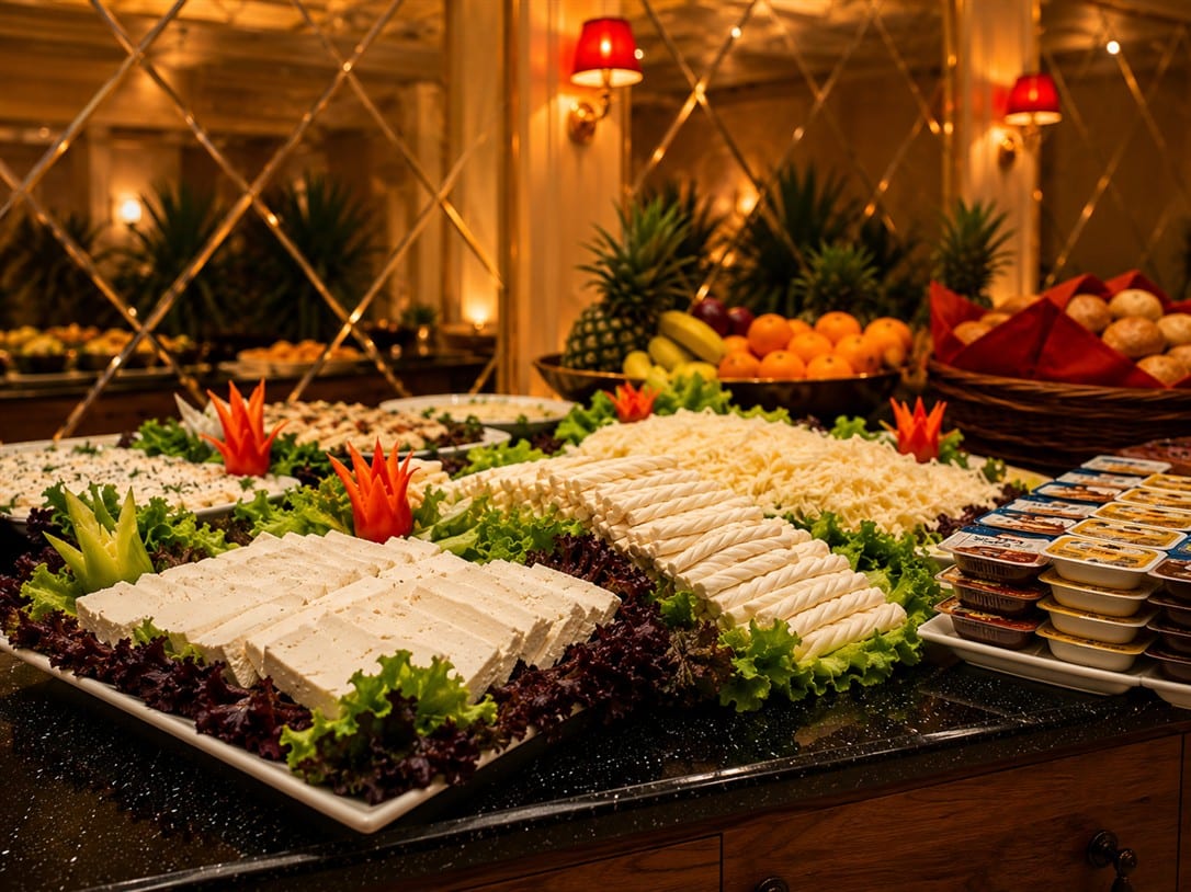 Cheese and olives — Ayasofya Hotel