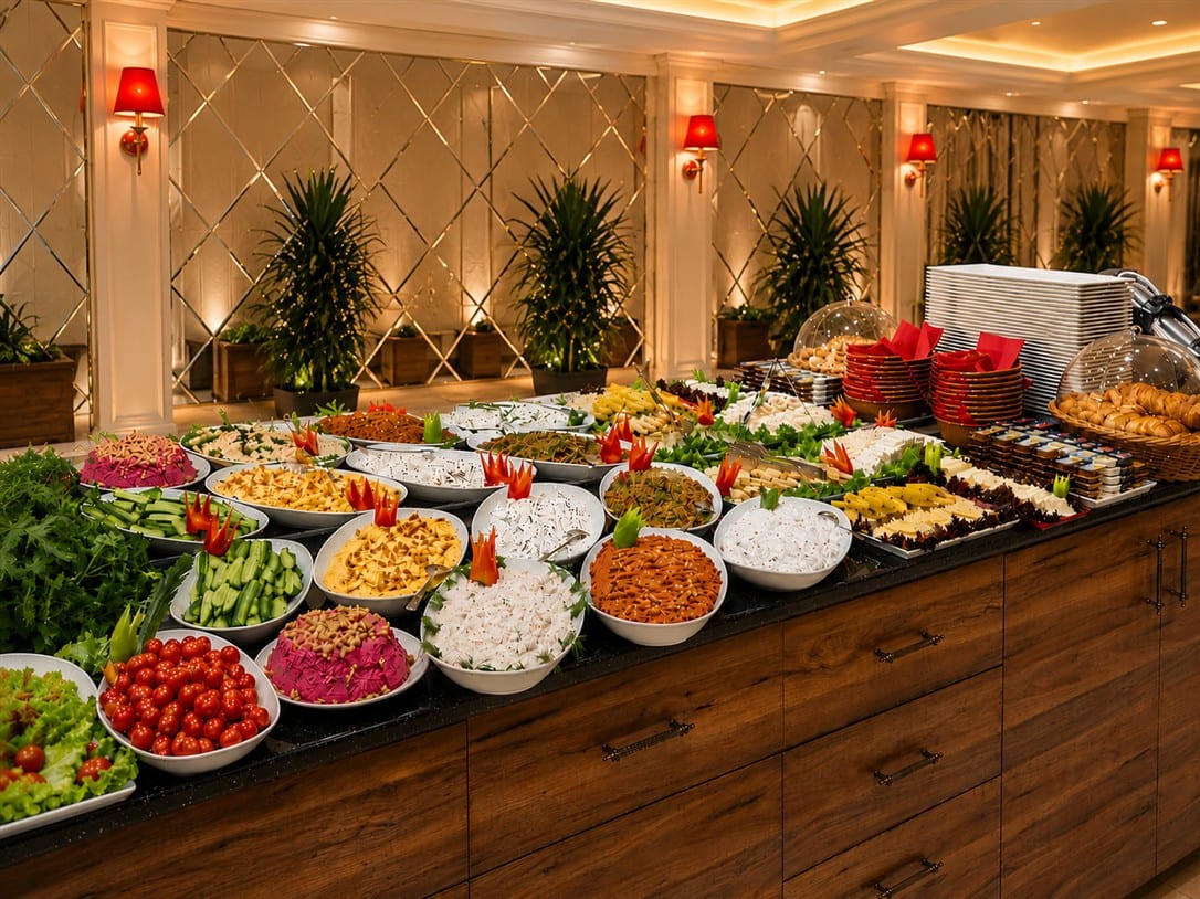 Open buffet breakfast — Ayasofya Hotel Sultanahmet