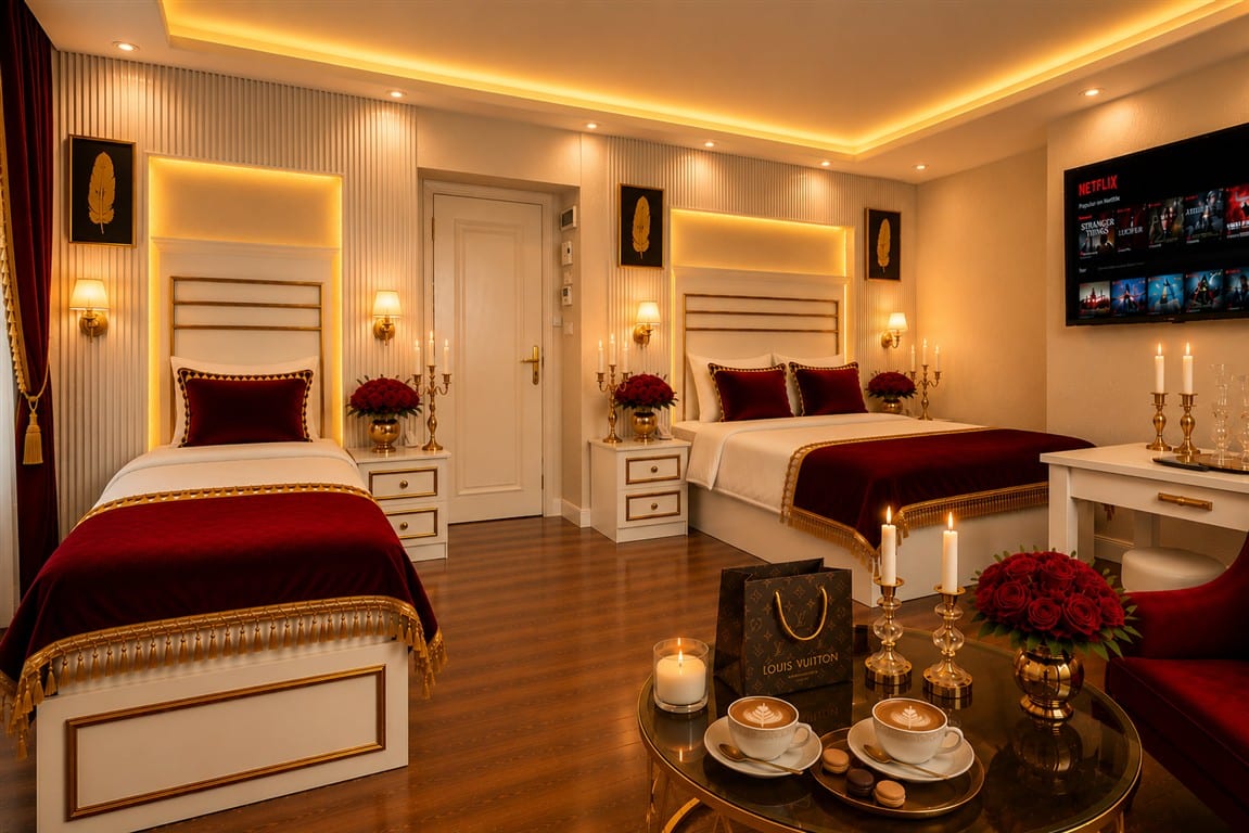 Deluxe Triple Room With Sea View — Ayasofya Hotel Sultanahmet