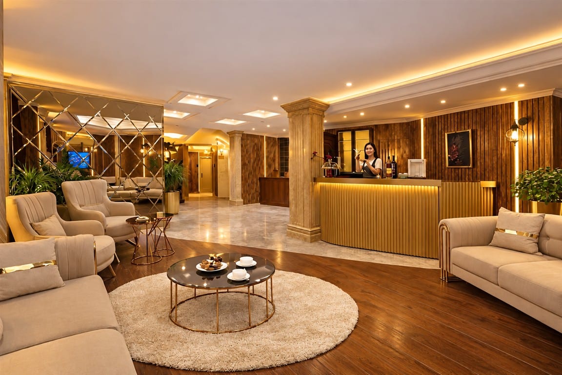Ayasofya Hotel lobby and reception