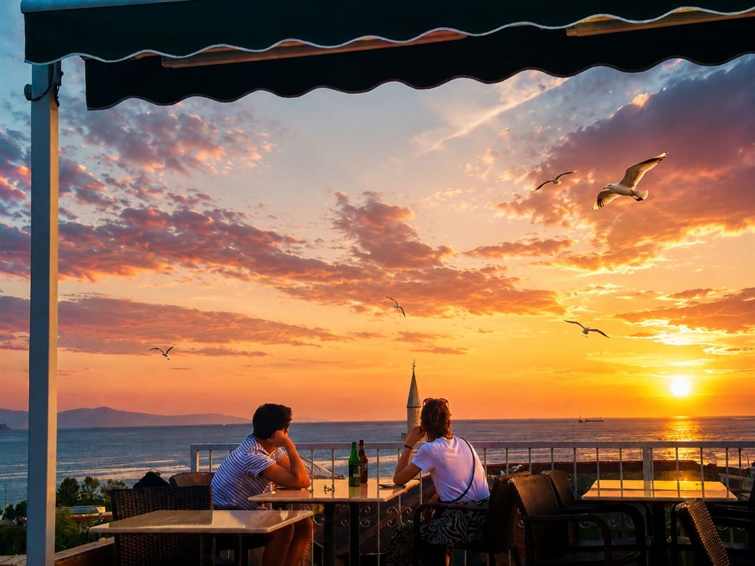 teras gun batimi misafir — Ayasofya Hotel Sultanahmet